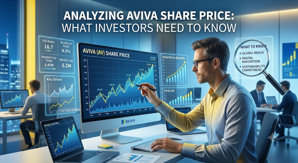 aviva share price